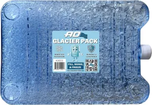 AO Coolers Glacier Pack Ice Enhancer, Reusable and Refreezable, Durable and Leak-Proof, Extends Ice Life Up to 24 Hours