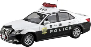 Aoshima Toyota Crown Patrol Car 1:32 Scale Model Kit