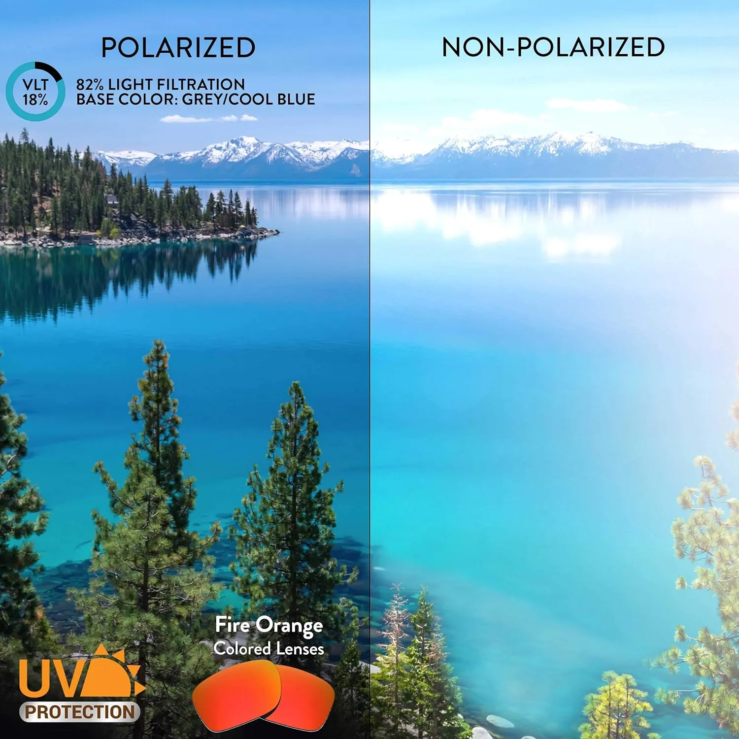 Apex Lenses Replacement Lenses for Vuarnet Ice Factory VL1710 Sunglasses