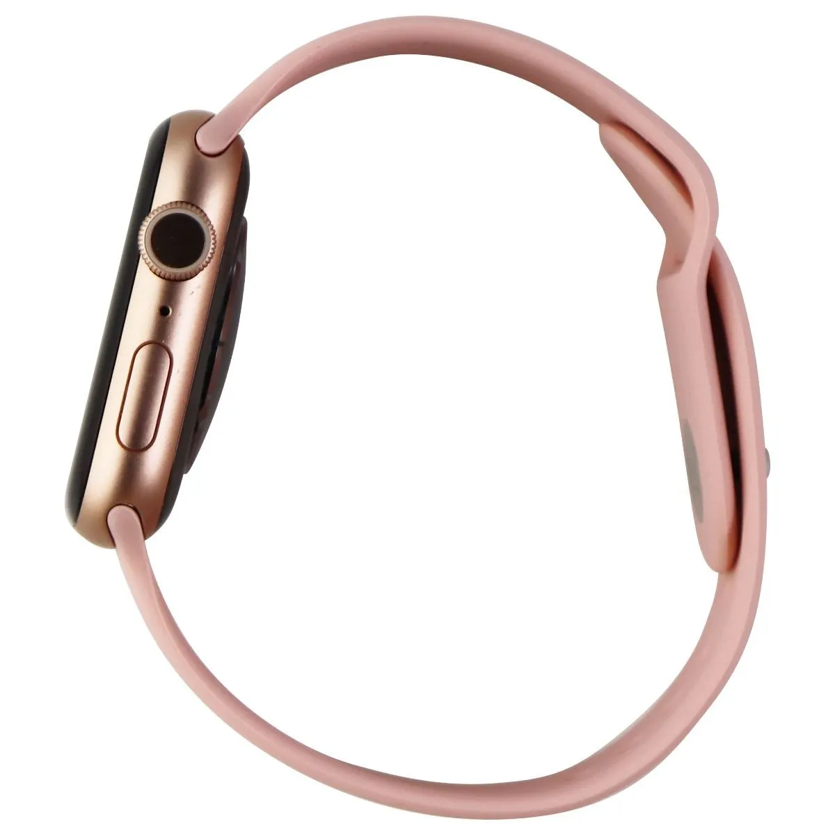 Apple Watch Series 6 (GPS Only) - 44mm Gold Aluminum / Pink Sport Band (A2292)