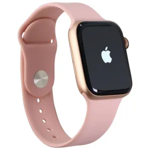 Apple Watch Series 6 (GPS Only) - 44mm Gold Aluminum / Pink Sport Band (A2292)
