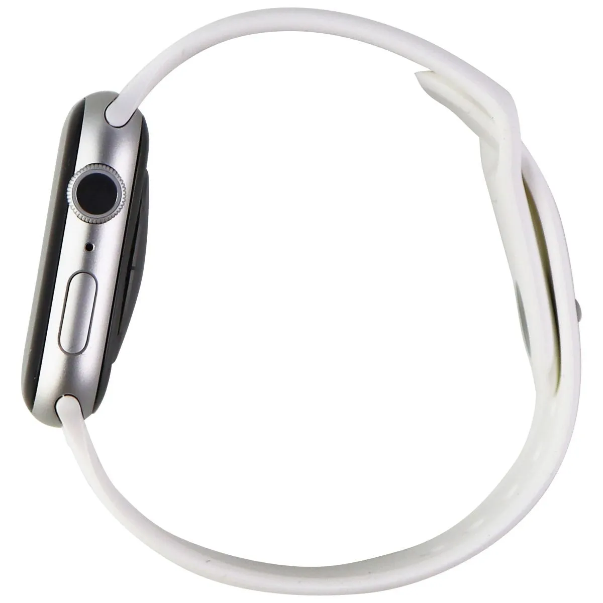 Apple Watch Series 6 (GPS Only) - 44mm Silver Aluminum/White Sport Band (A2292)