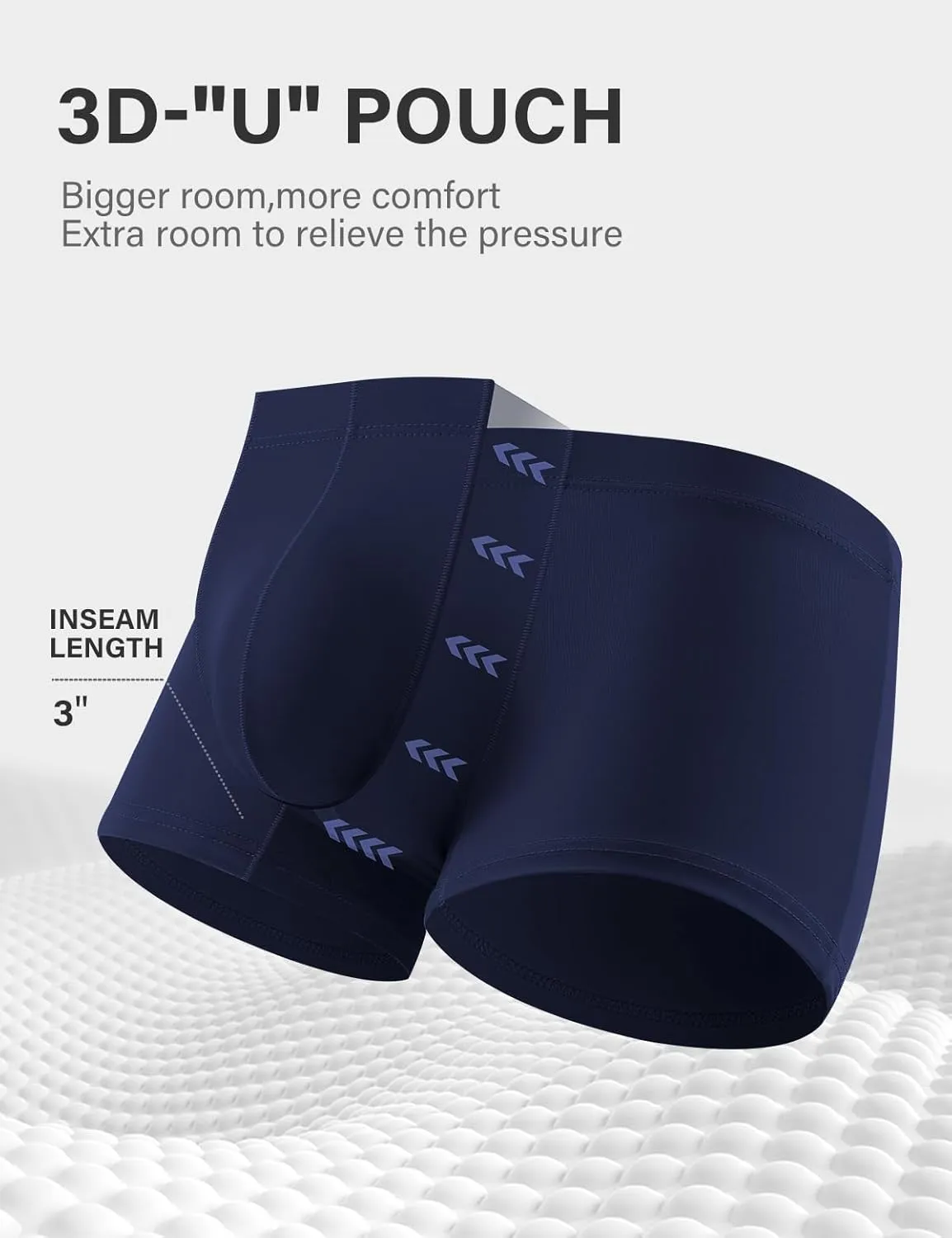 Arjen Kroos Men's Boxer Briefs, Sexy Silky Breathable Ice Silk Mens Trunks Underwear, Underwear for Men 4 Pack