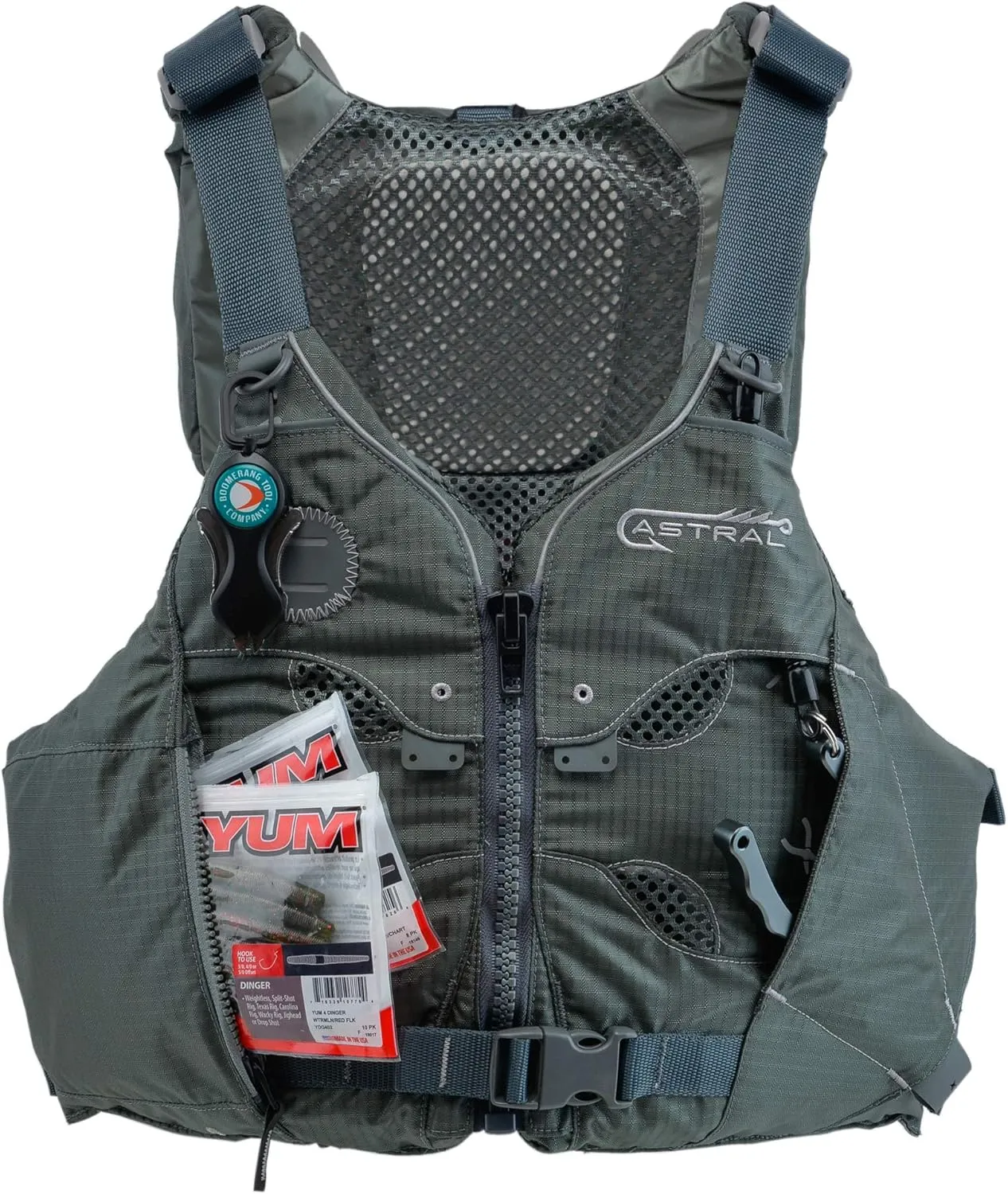 Astral, V-Eight Fisher Life Jacket PFD for Kayak Fishing, Recreation and Touring