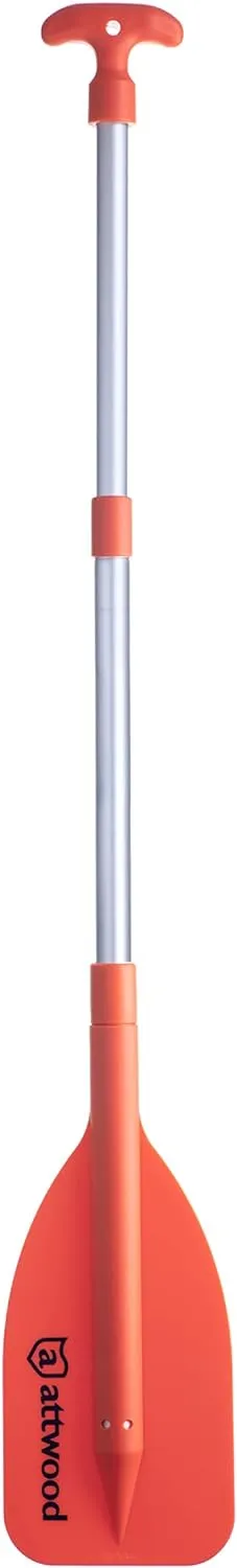 Attwood Emergency Telescoping Paddle for Boating, Orange