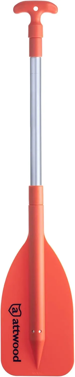 Attwood Emergency Telescoping Paddle for Boating, Orange