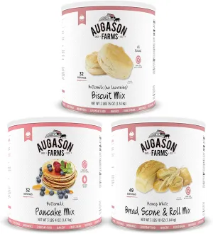 Augason Farms Bakery Food Storage Kit No. 10 Can 3-Pack