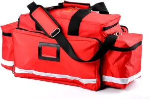 Aurelius Large Capacity First Aid Responder Bag Empty EMT Trauma Bag,Emergency Supplies Not Included (Longer Plus)