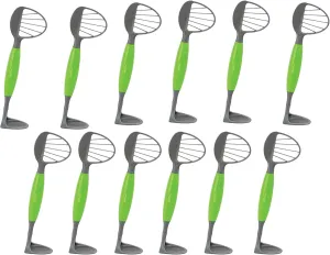 Avocado Tool- 5-in-1 Opener Knife, Pitter, Slicer, Scoop & Masher, Best Kitchen Utensil for Avocados; Dishwasher Safe Guacamole Maker Splits, Pits & Slices; Green, BPA Free (12 pieces) by Jokari