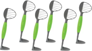 Avocado Tool - 5-in-1 Opener Knife, Pitter, Slicer, Scoop and Masher, Best Kitchen Utensil for Avocados; Dishwasher Safe Guacamole Maker Splits, Pits & Slices; Green, BPA Free (6 Piece) by Jokari