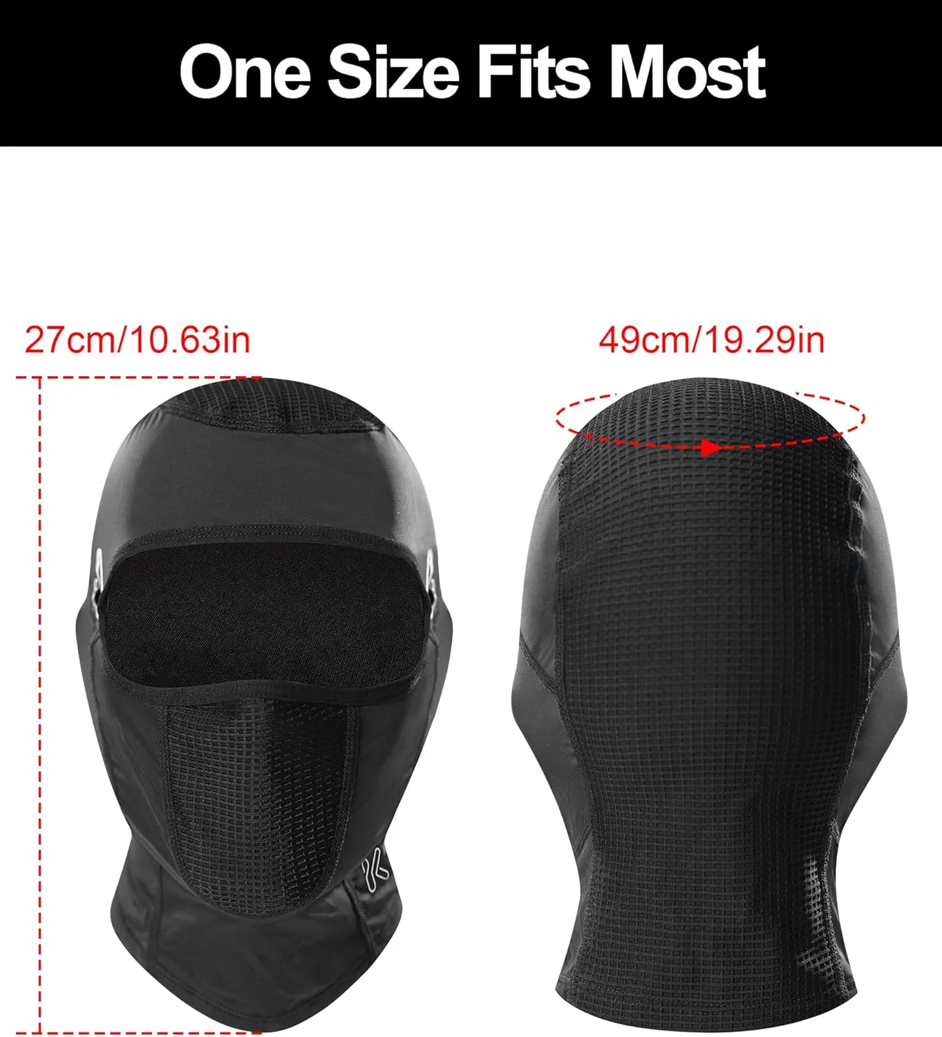 Balaclava Face Mask for Men/Women Motorcycle Cycling Summer Cooling Breathable Headgear Elastic UV Protection Hood Mask