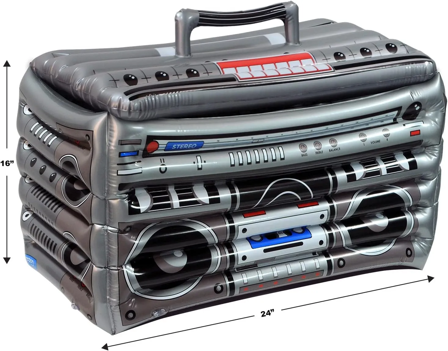Beistle Inflatable Cooler – 50's & 80's Party Decorations, Drink Containers, Beverage Cooler, Music Themed Decorations: Decades