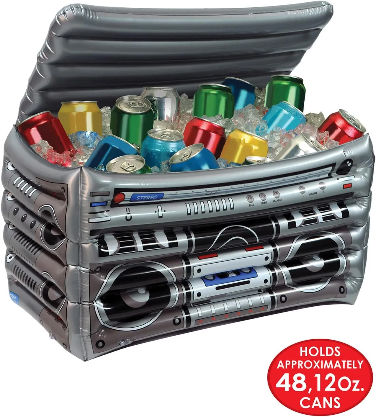 Beistle Inflatable Cooler – 50's & 80's Party Decorations, Drink Containers, Beverage Cooler, Music Themed Decorations: Decades