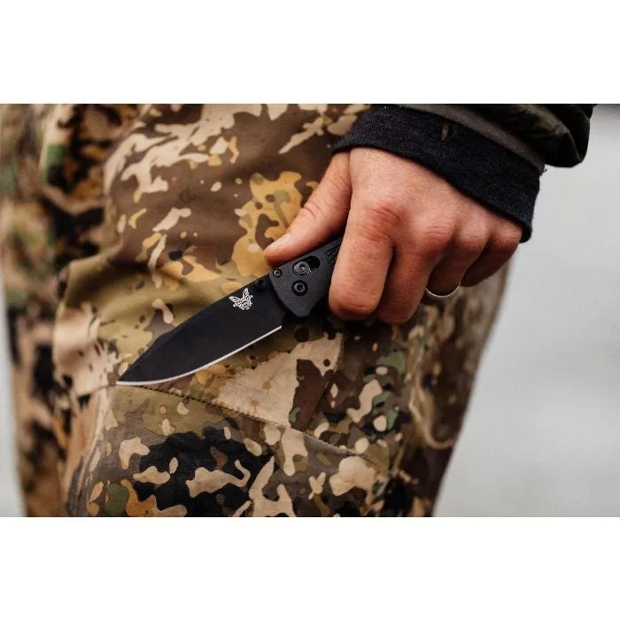 Benchmade 535BK-2 Bugout 3.24" CPM-S30V Black Plain Drop-Point Folding Knife