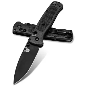 Benchmade 535BK-2 Bugout 3.24" CPM-S30V Black Plain Drop-Point Folding Knife