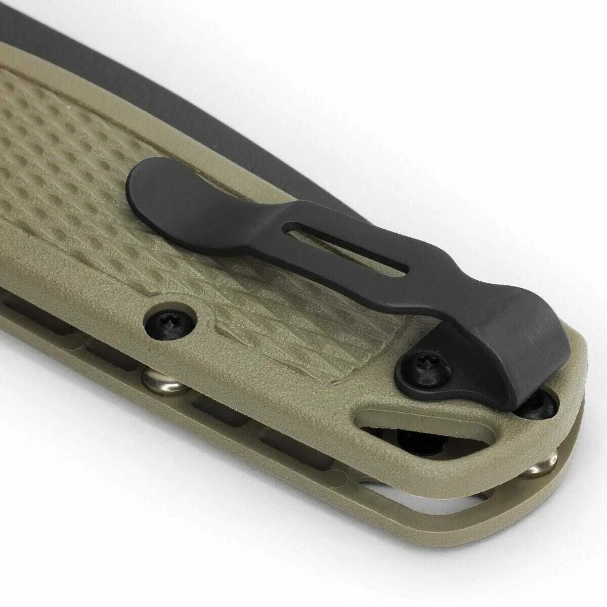 Benchmade 535GRY-1 Bugout 3.24" Gray Cerakote S30V Ranger Green Folding Knife with Benchmade Blue Lube Lubricant for knives 37ml 1.25fl oz (Made in USA)