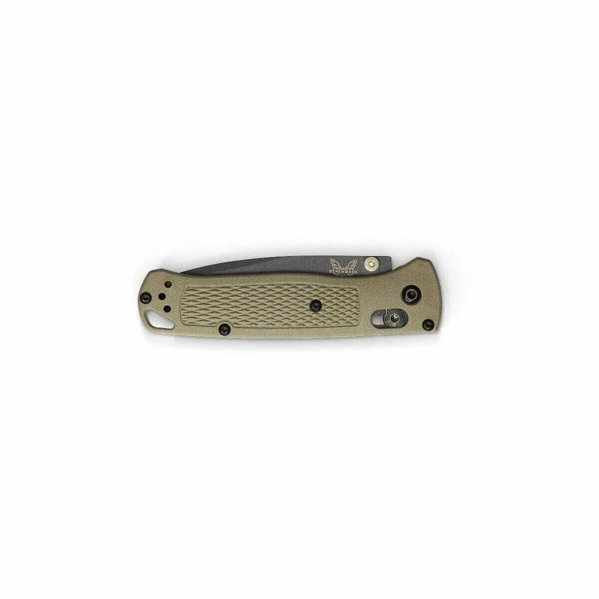 Benchmade 535GRY-1 Bugout 3.24" Gray Cerakote S30V Ranger Green Folding Knife with Benchmade Blue Lube Lubricant for knives 37ml 1.25fl oz (Made in USA)
