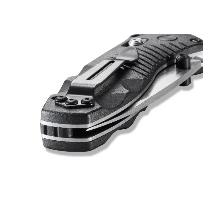 Benchmade Mini Barrage 585 Plain Edge Drop-Point 2.91" Black Handle Pocket Knife with Benchmade Blue Lube Lubricant for knives 37ml 1.25fl oz (Made in USA)