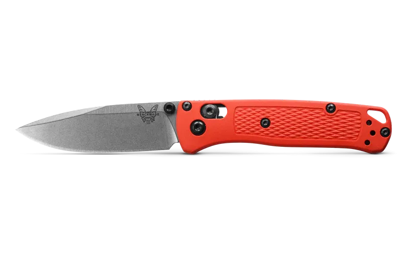 Benchmade Mini Bugout S30V Drop Point 2.82'' Plain Edge Pocket Knife