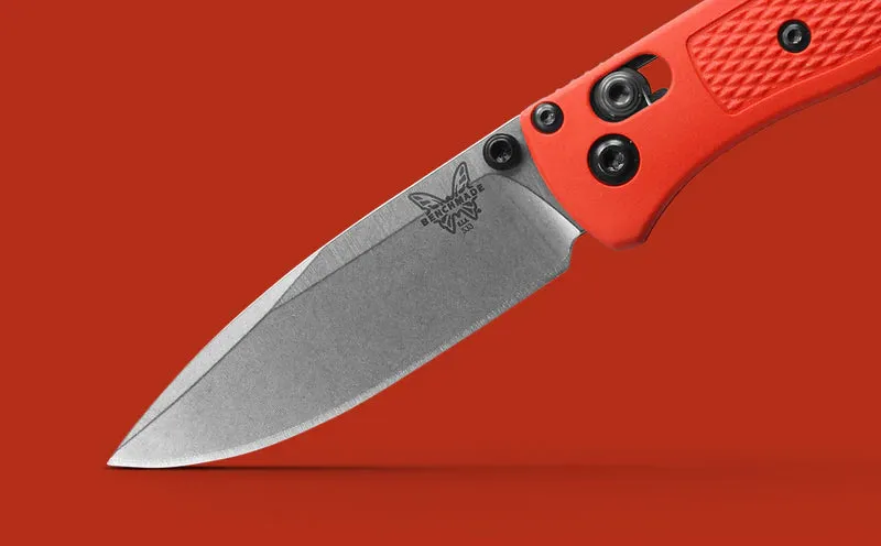 Benchmade Mini Bugout S30V Drop Point 2.82'' Plain Edge Pocket Knife