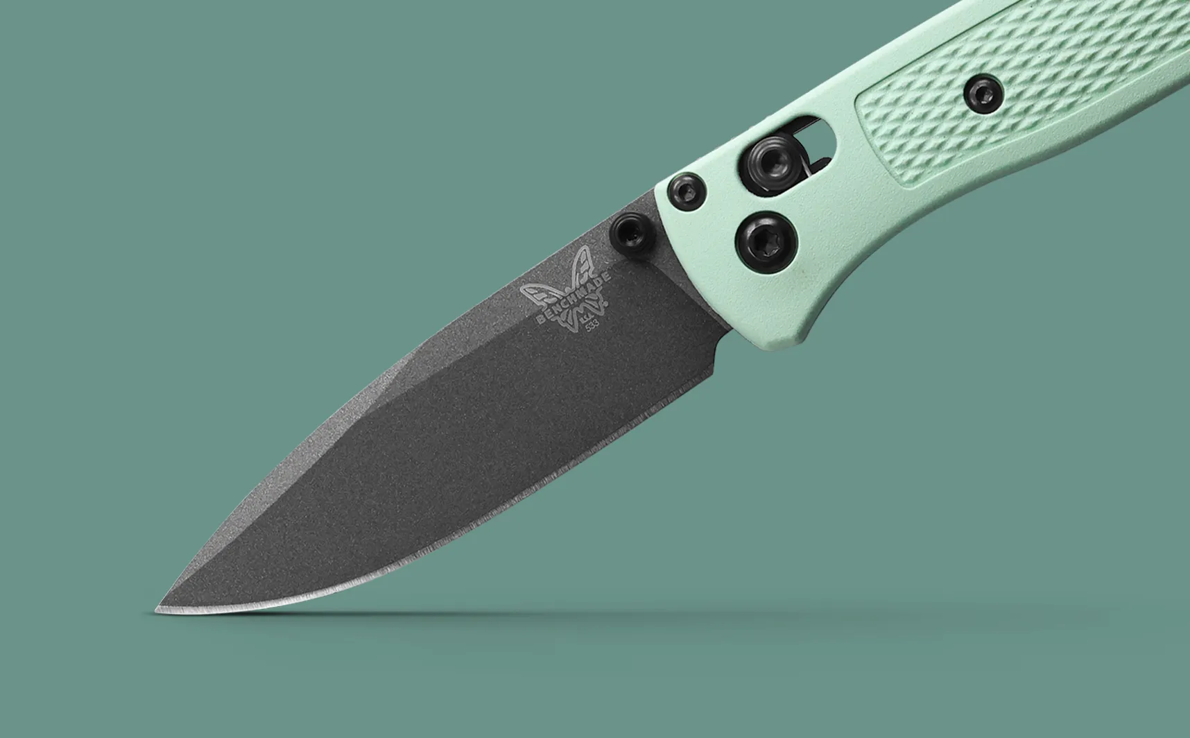 Benchmade Mini Bugout S30V Drop Point 2.82'' Plain Edge Pocket Knife