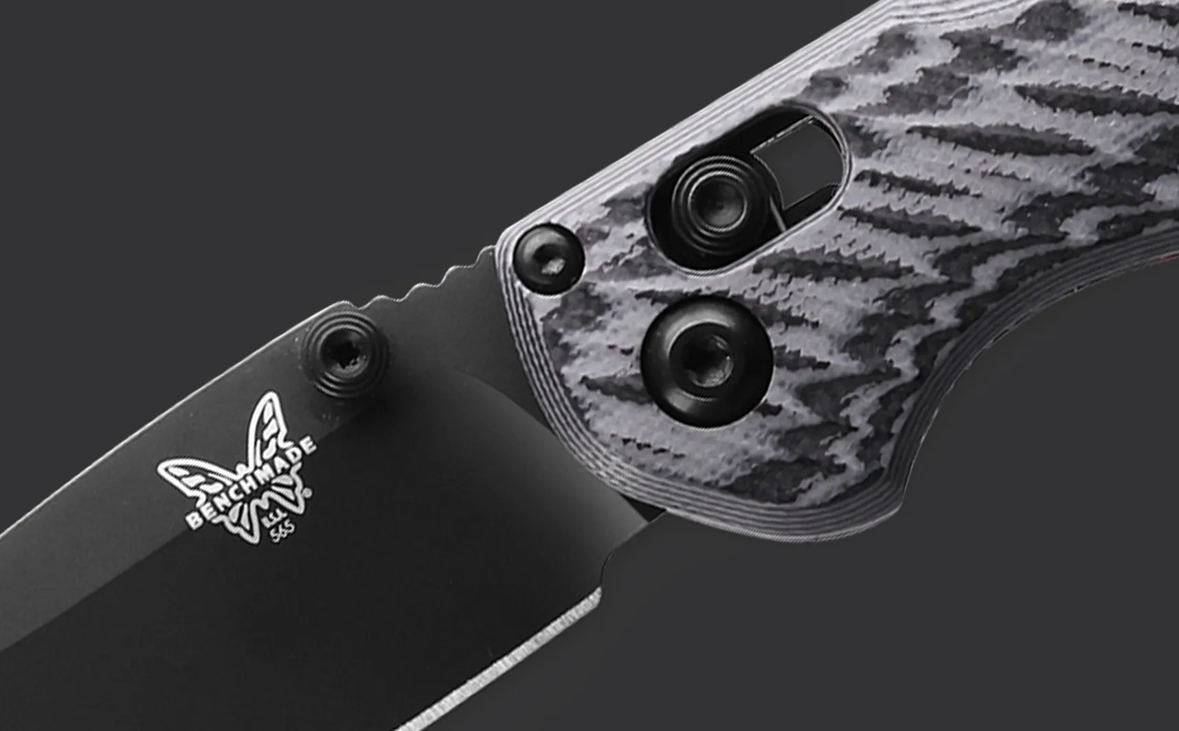 Benchmade Mini Freek Multicolor G10 3" Drop Point Folding Pocket Knife (565BK-02)