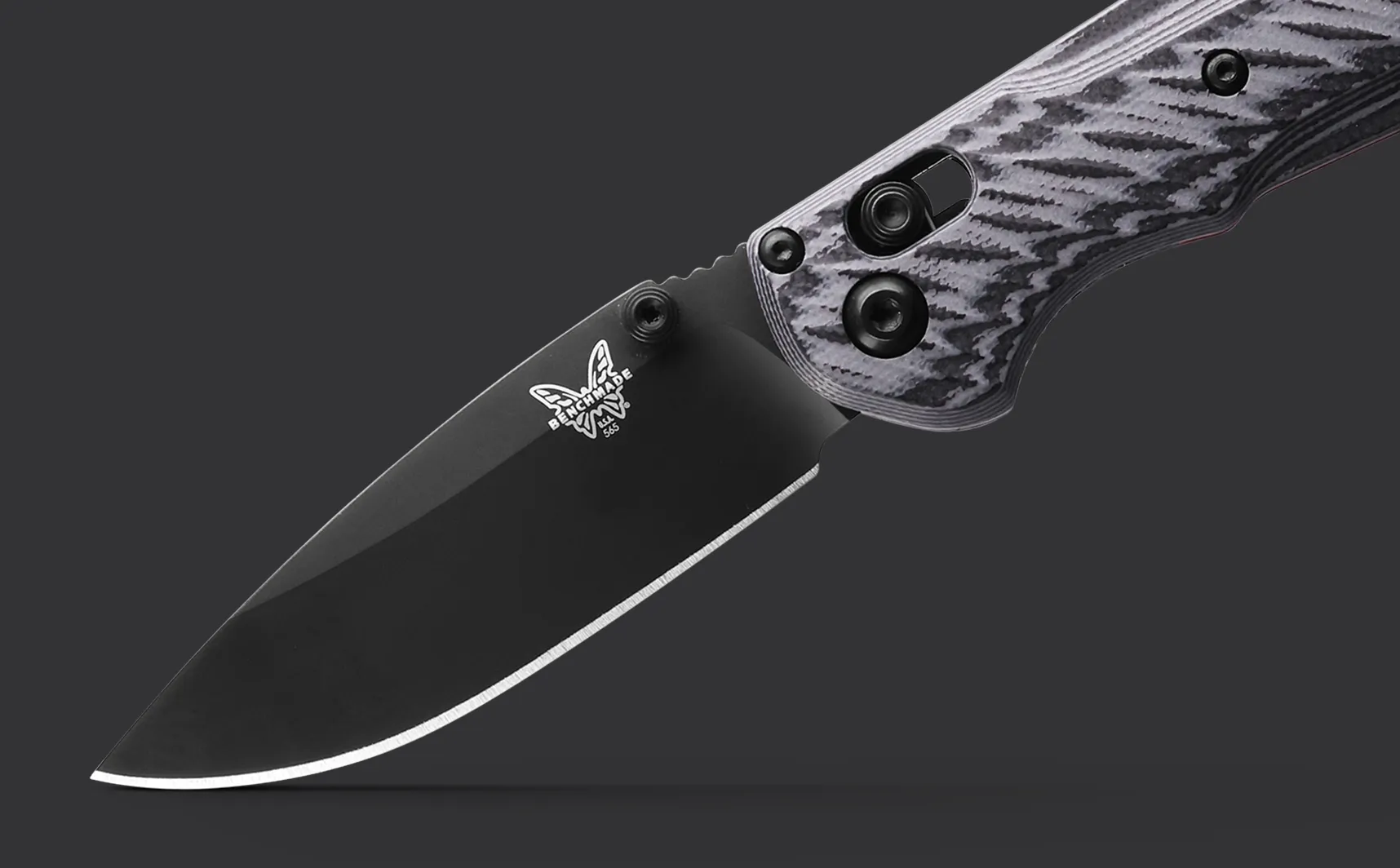 Benchmade Mini Freek Multicolor G10 3" Drop Point Folding Pocket Knife (565BK-02)