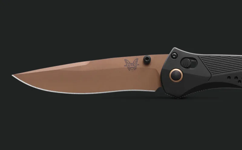 Benchmade Seven Ten Black Aluminum 710 Limited 4" Drop-Point Folding Knife (710FE-2401)