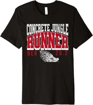 Berlin concrete jungle Runner Marathon 26.2 miles club Premium T-Shirt