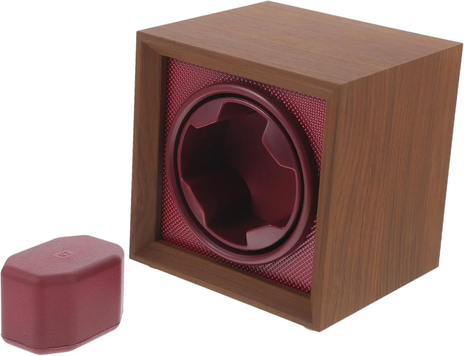 BESPORTBLE Walnut Vintage Automatic Watch Winder Box Mechanical Watch Rotating Holder with Interior Three Speed Settings
