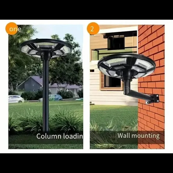 Best UFO Street Light Solar LED Decorative Lamps With Motion Sensor For Outdoor (150W, Cool White)(Renewed)