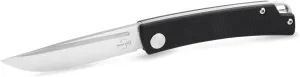 BÖKER PLUS® Celos G10 Black - small pocket knife with clip - slipjoint two-hand-opening knife with G10 handle scales - modern folding knife with extra sharp 440C steel blade (G10 Black)