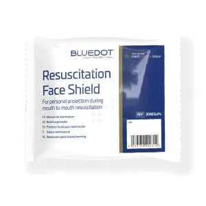 Blue Dot Resuscitation Face Shield (Pack of 10)