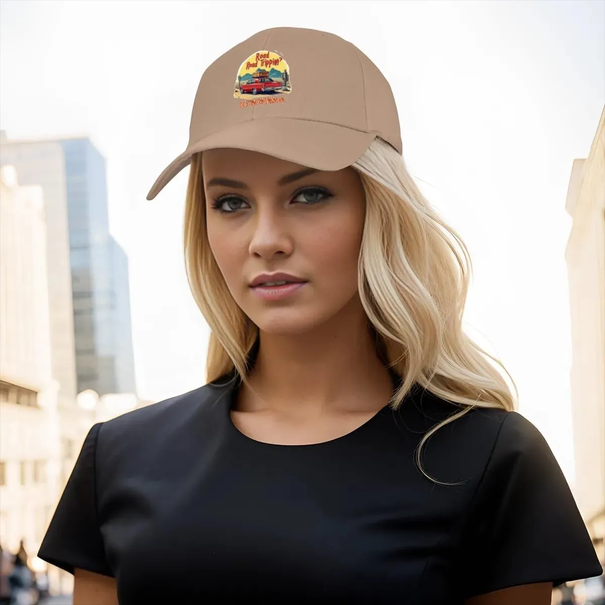 Blue Vintage Monster Truck Baseball Cap Men Women Peak Cap Outdoor Dad Hat