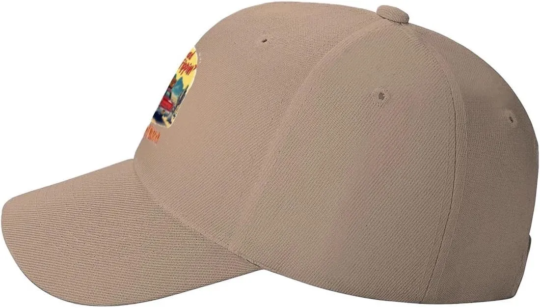 Blue Vintage Monster Truck Baseball Cap Men Women Peak Cap Outdoor Dad Hat