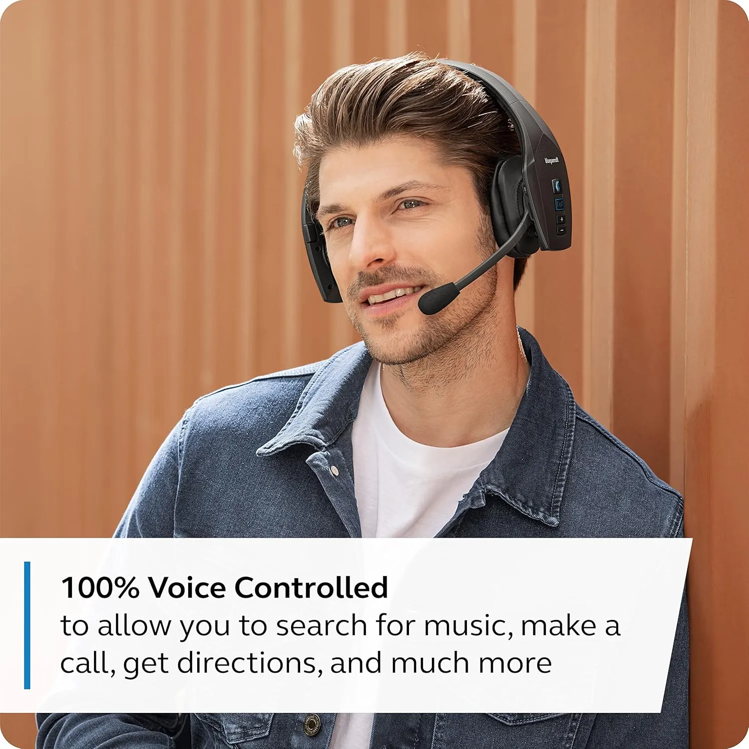 BlueParrott S650-XT Bluetooth Wireless Headphones 96% Noise Canceling Over Head Trucker Headset with Mic, 2-in-1 Convertible Stereo to Mono with ANC, IP54-Rated Protection, 36 hrs. Talk Time, Black