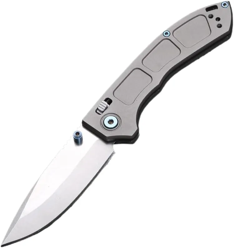 BM748 Bel Air Pocket Hunting Camping Tool Knife, 7.4-inch D2 steel blade, EDC design, locking mechanism, G10 shank with pocket clip
