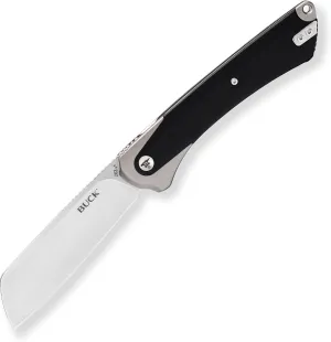 Buck Knives 263 Highline XL Folding Pocket Knife, 3.81" D2 Steel Blade, Micarta Handle with Pocket Clip