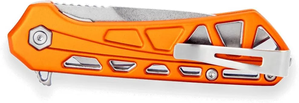 Buck Knives 814 Mini Trace Pocket Knife, Orange