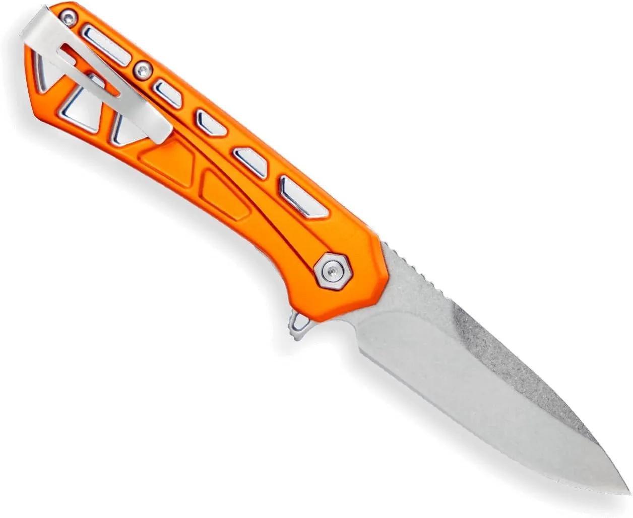 Buck Knives 814 Mini Trace Pocket Knife, Orange