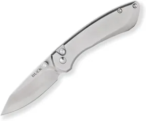 Buck Knives Sovereign Button Lock Pocket Knife (Stainless Steel, 2.63" Blade)