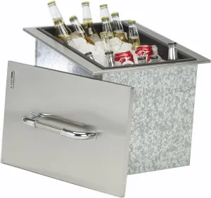 Bull Stainless Steel Ice Chest, 16.75" x 21.5"
