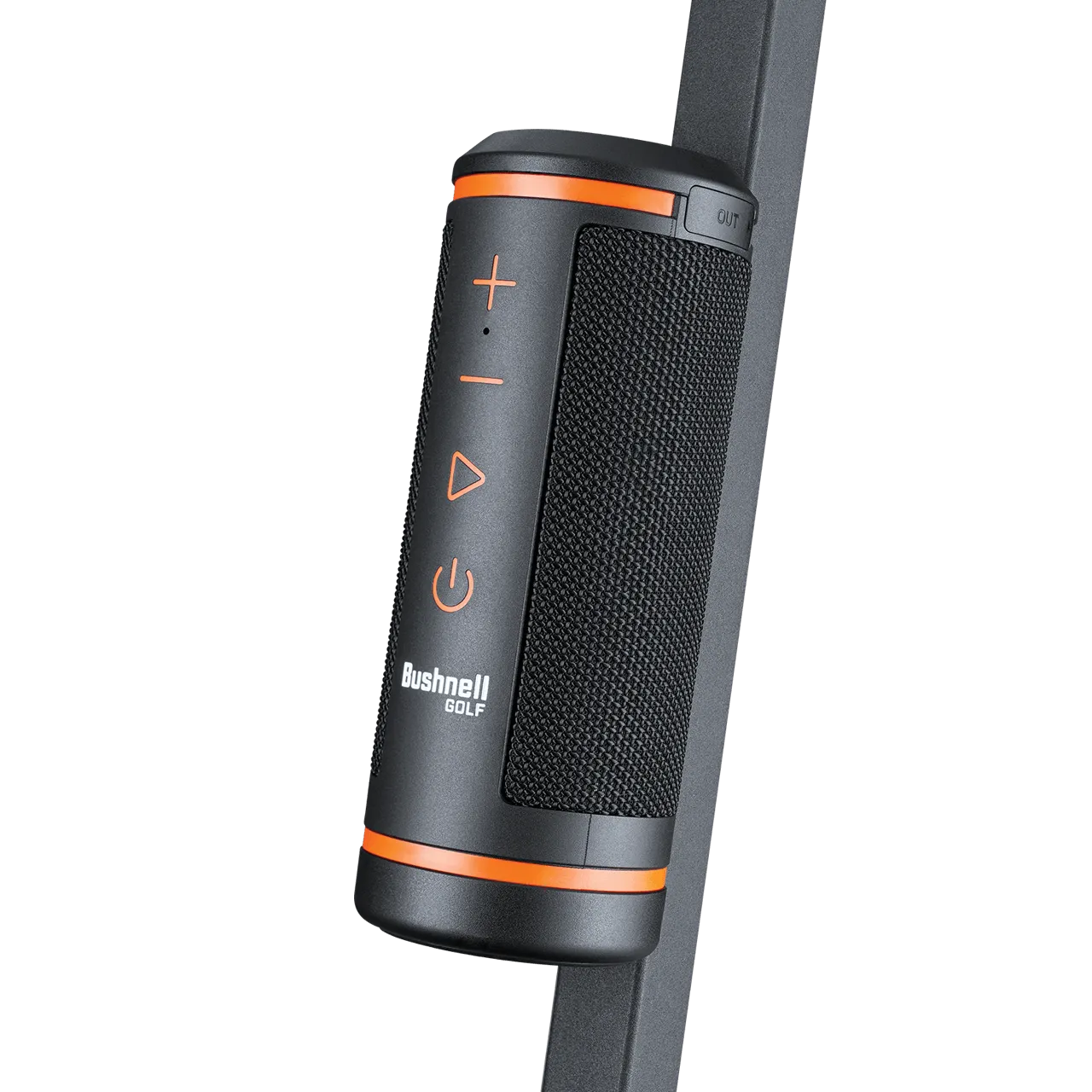 Bushnell Wingman GPS Bluetooth Speaker with Included Wearable4U Ultimate Black EarBuds with Power Bank Case and Wall/Car Chargers Bundle