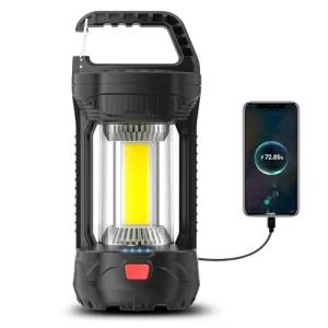 Camping Lantern for Power Outage,2000LM Rechargeable Led Lantern 4000mAh Battery Emergency Light