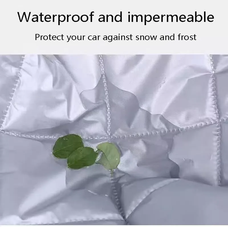 Car Windscreen Cover, for Mazda B-Series 2006-2023 Biante 2008-2018 Front Window Windshield Frost Snow Covers Winter Snow Ice Frost Protective Cover,White-C