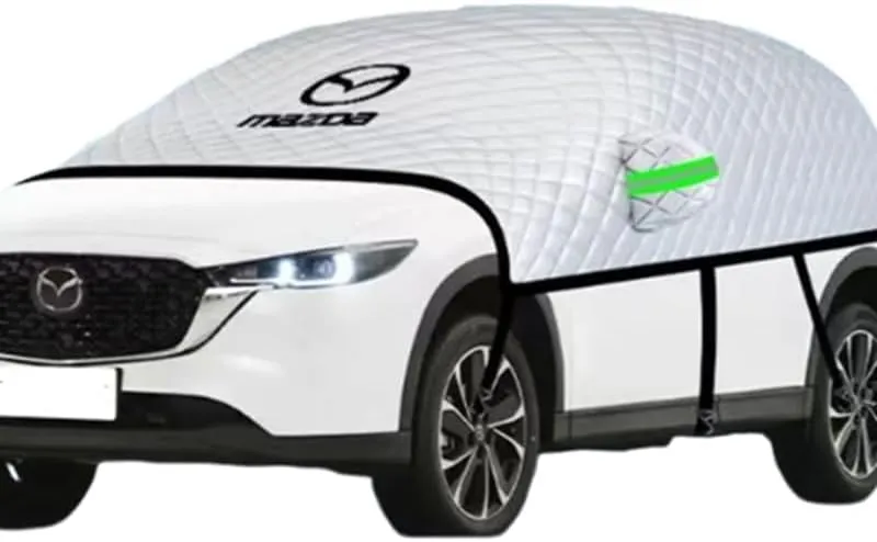 Car Windscreen Cover, for Mazda B-Series 2006-2023 Biante 2008-2018 Front Window Windshield Frost Snow Covers Winter Snow Ice Frost Protective Cover,White-C