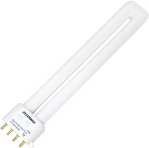 Case of 10 - Sylvania 20318 Compact Fluorescent 4 Pin Single Tube 4100K, 13-watt10
