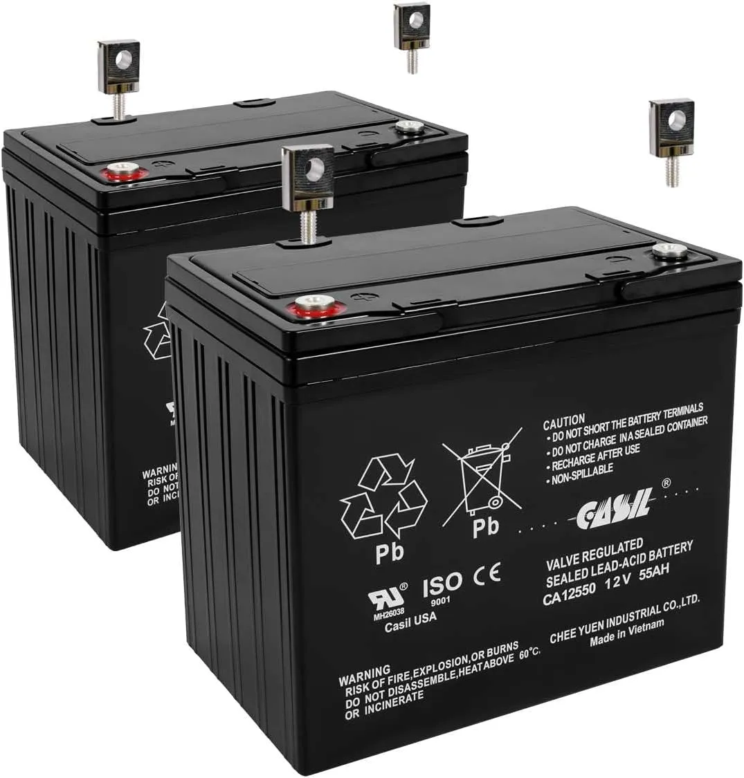 Casil 2081-9296 Simplex Fire Panel Battery 2 Pack