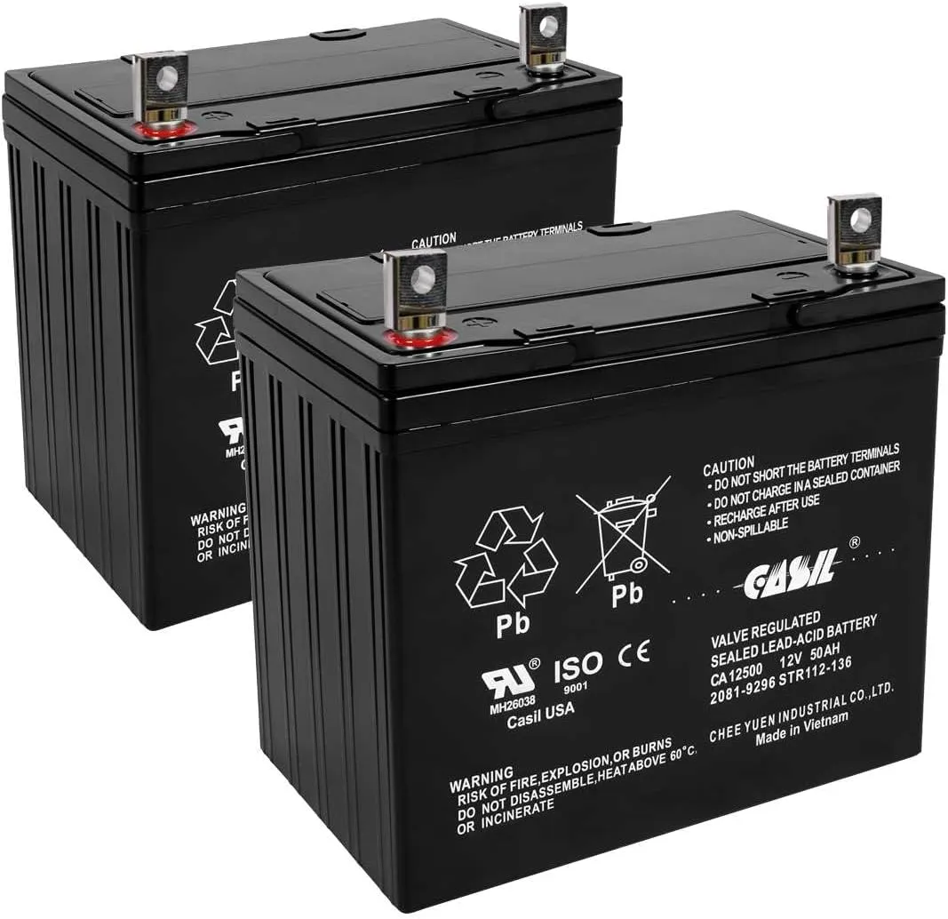Casil 2081-9296 Simplex Fire Panel Battery 2 Pack
