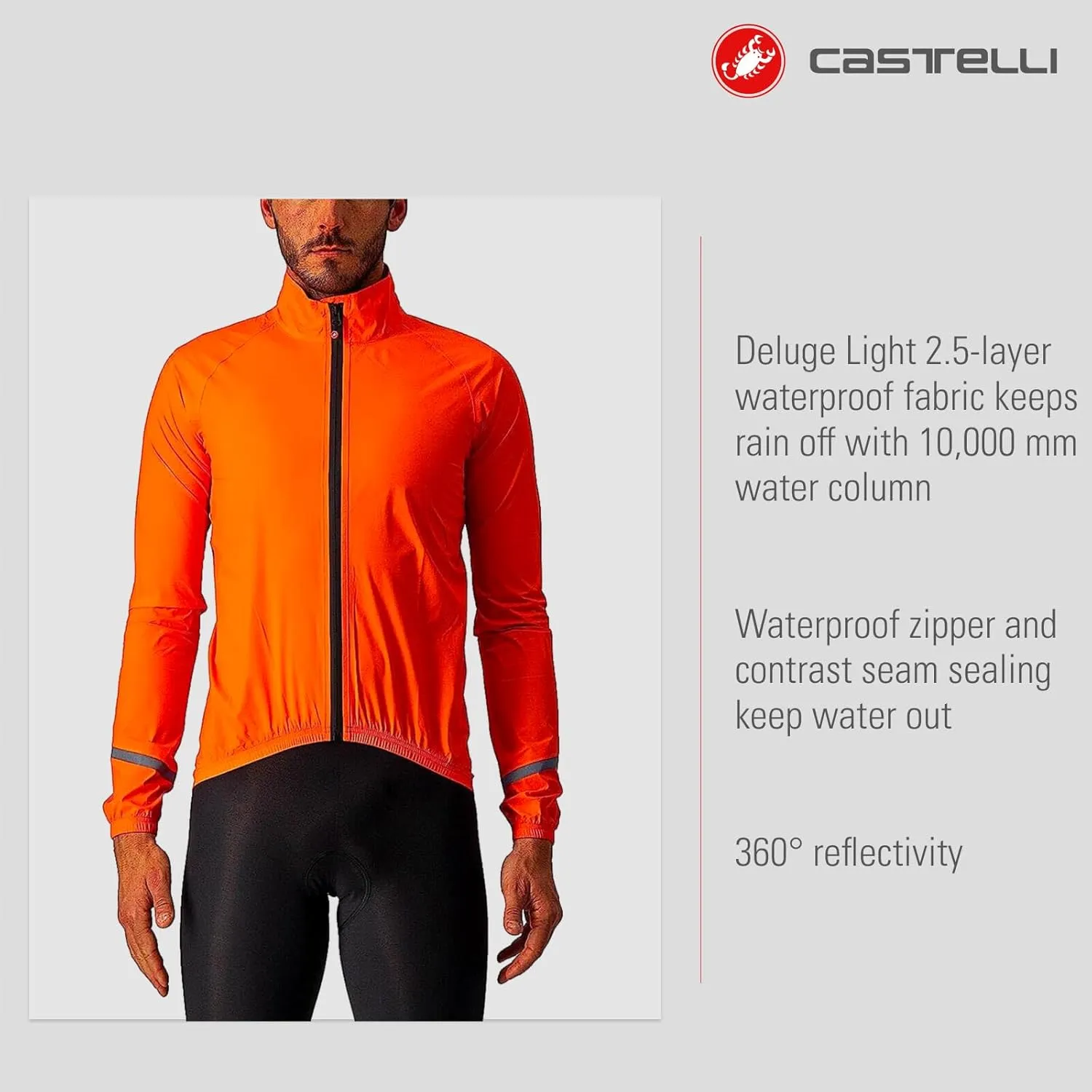 CASTELLI, Emergency 2 Rain Jacket - Men's